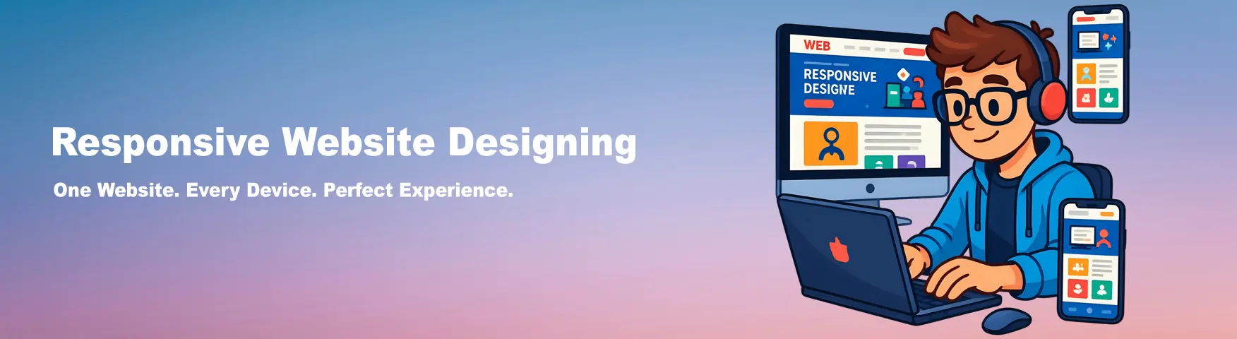 Responsive Web Designing - One Touch Website